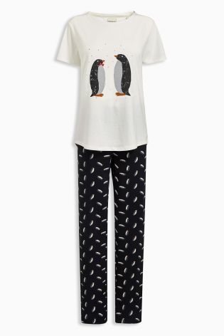 Black/White Penguin Pyjamas